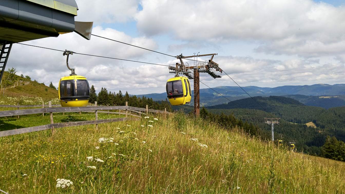 Bildtitel: Belchenseilbahn