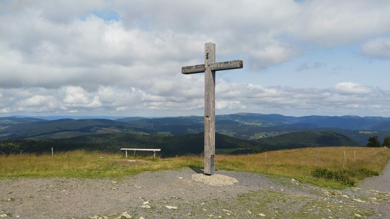 Bildtitel: Belchen Gipfelkreuz