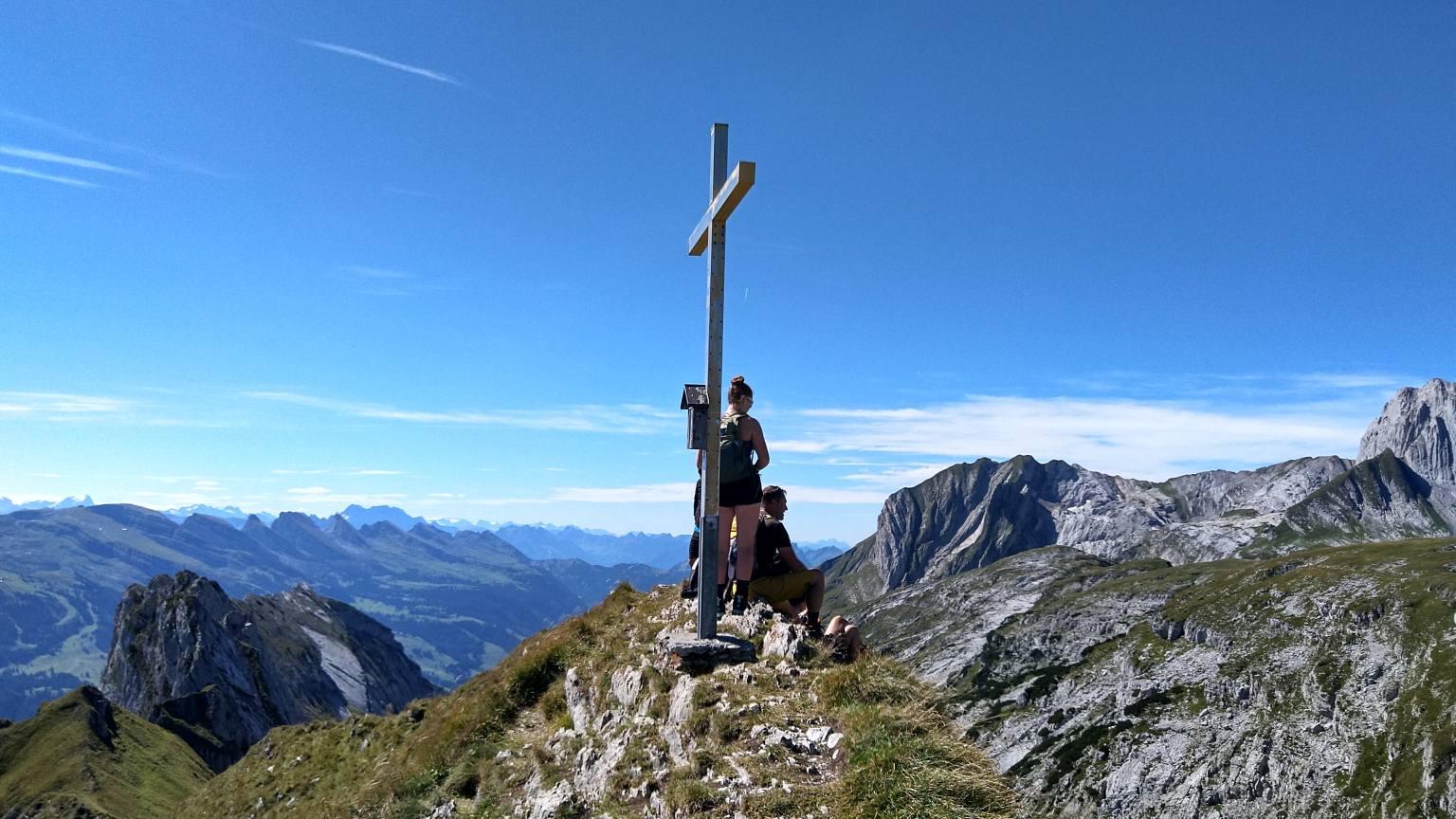 Bildtitel: Auf dem Gipfel des Mutschen