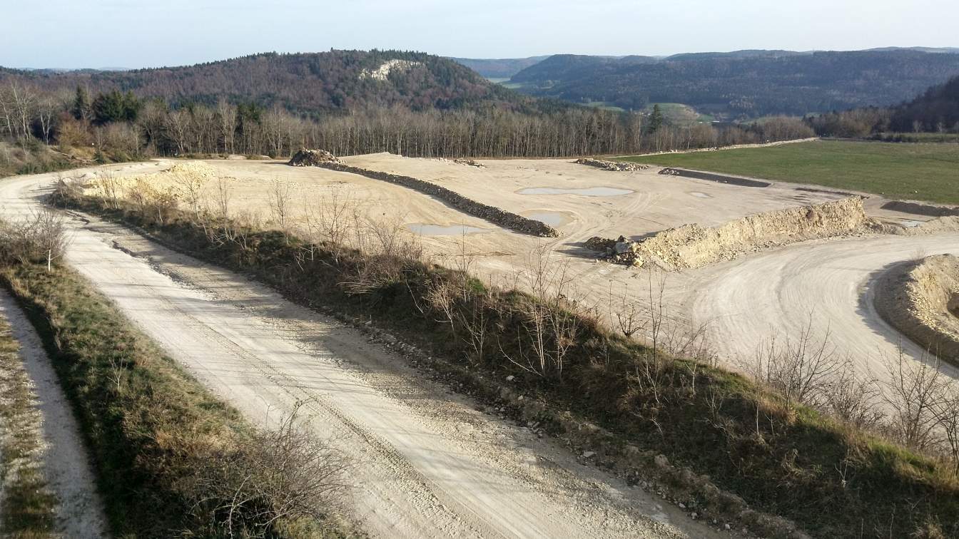 Bildtitel: Steinbruch im November 2024