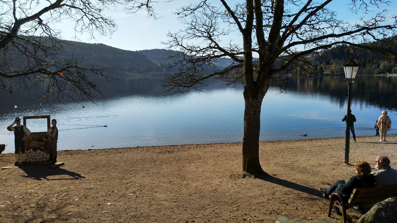 Bildtitel: am Seeufer