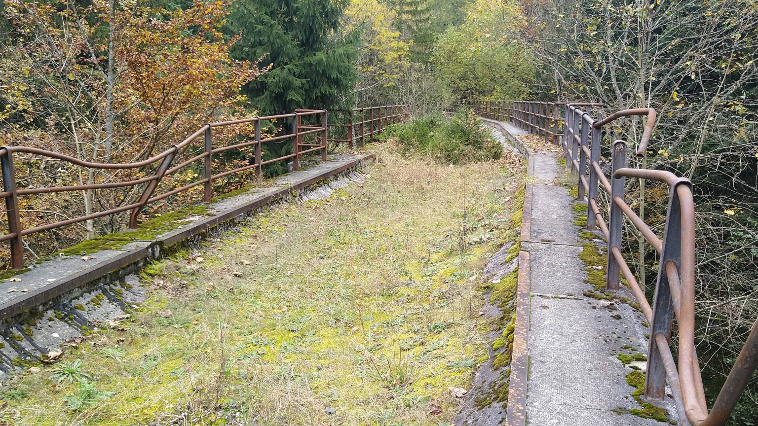 Bildtitel: Lost-Place Eisenbahnviadukt