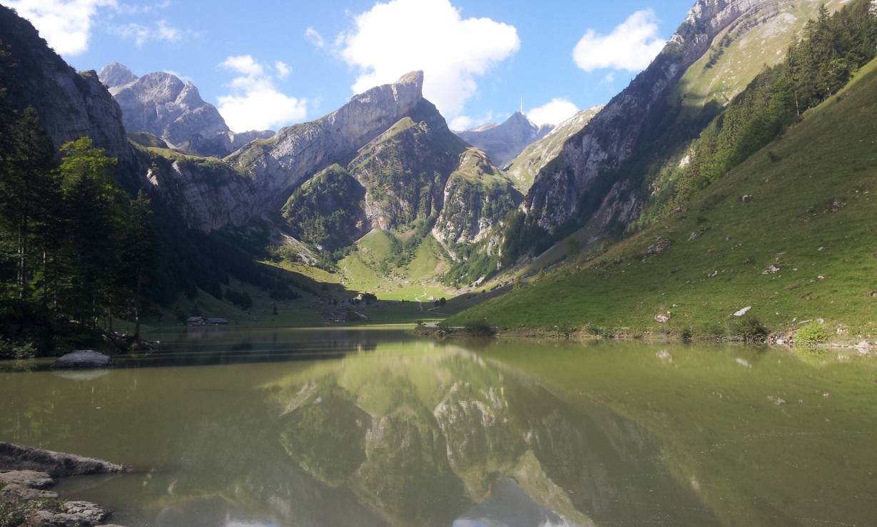 Bildtitel: Seealpsee bei Wasserauen