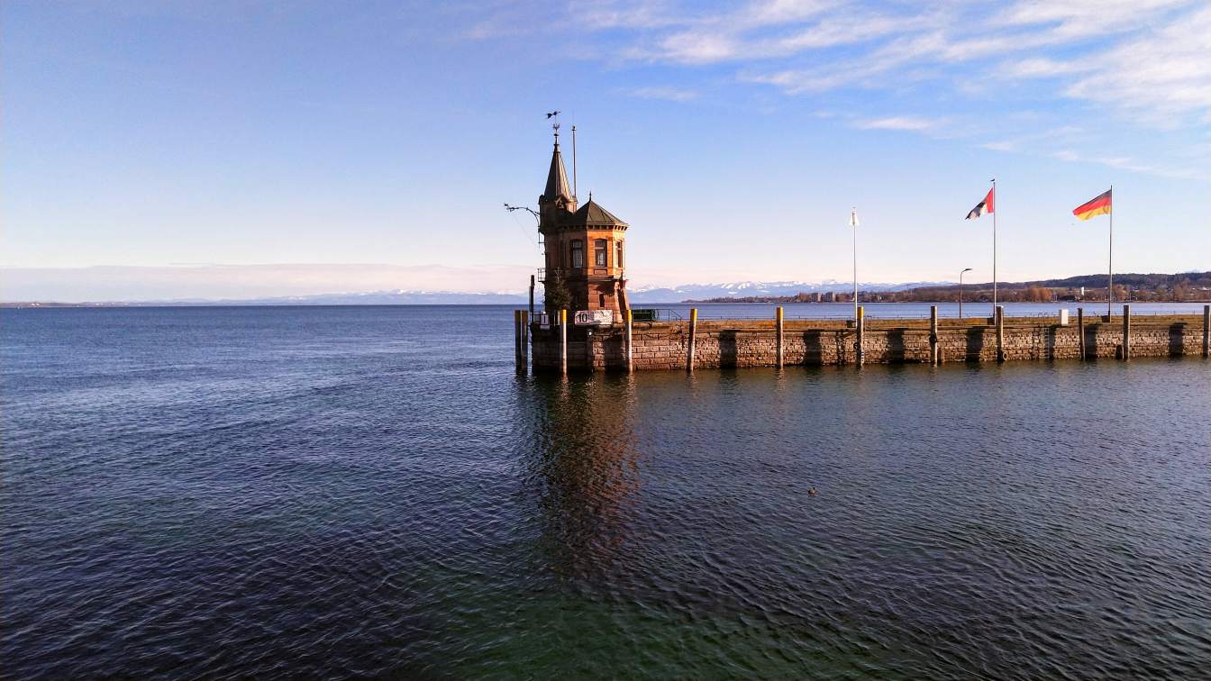 Bildtitel: Konstanzer Hafeneinfahrt