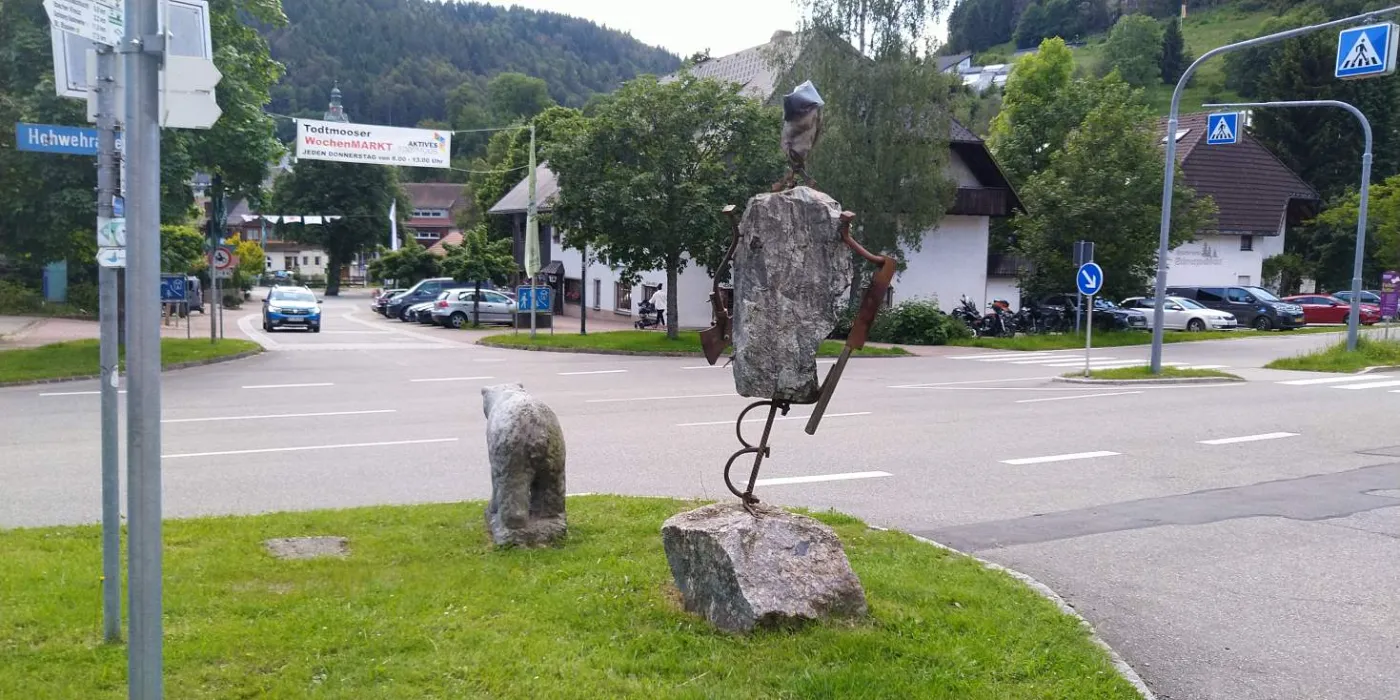 Bildtitel: Todtmoos - an der Kreuzung