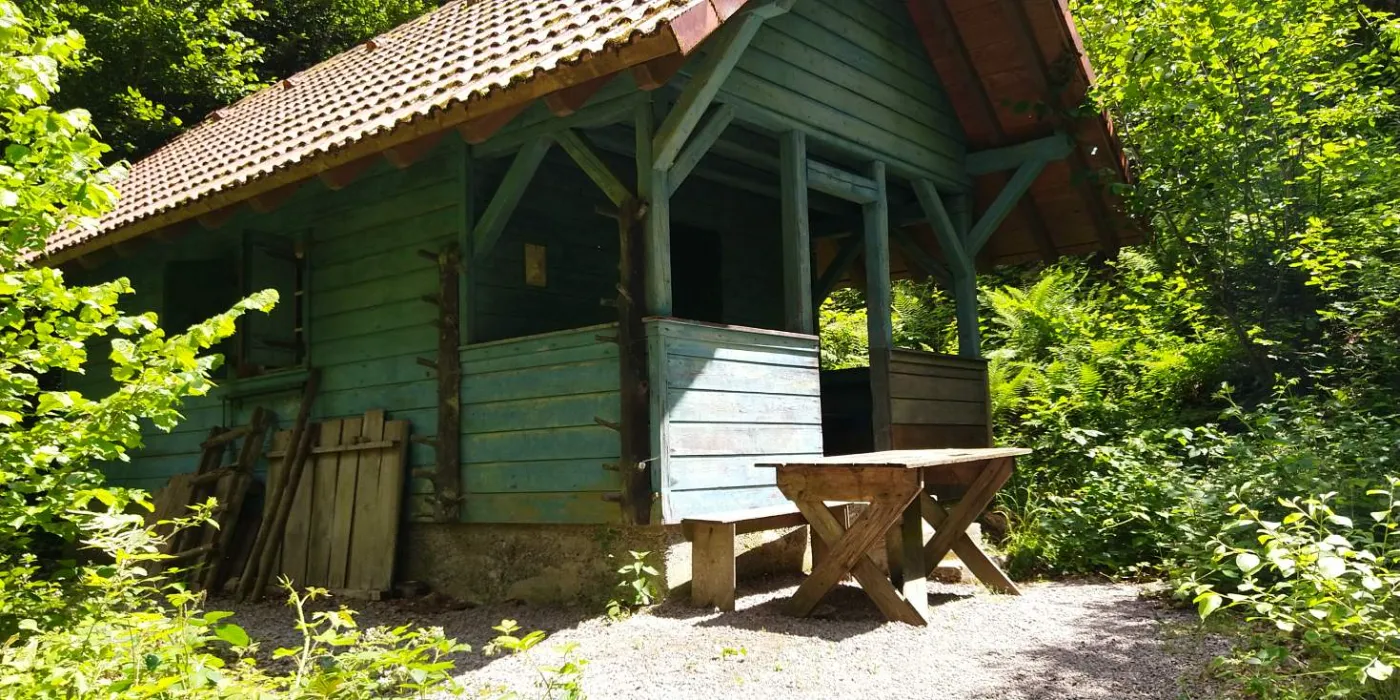 Bildtitel: Wanderhütte