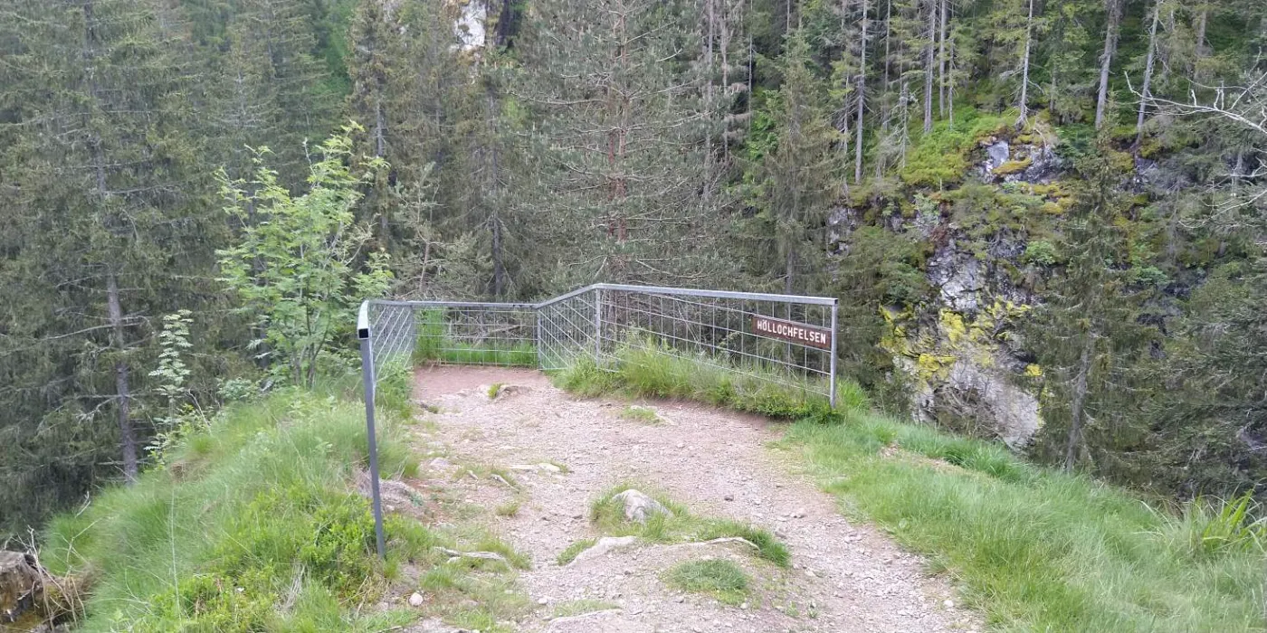 Bildtitel: Höllfelsenplattform