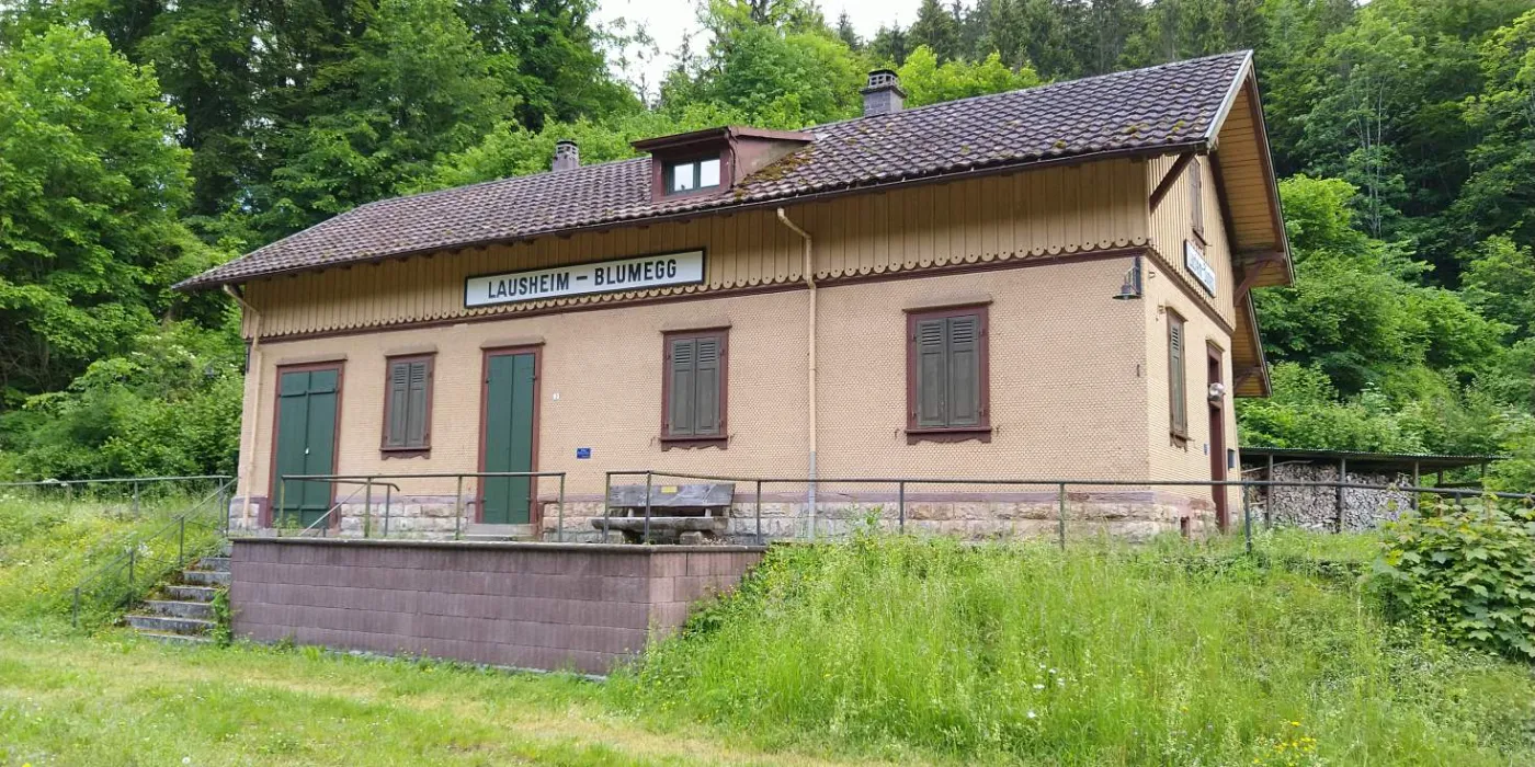 Bildtitel: Bahnhof Blumegg