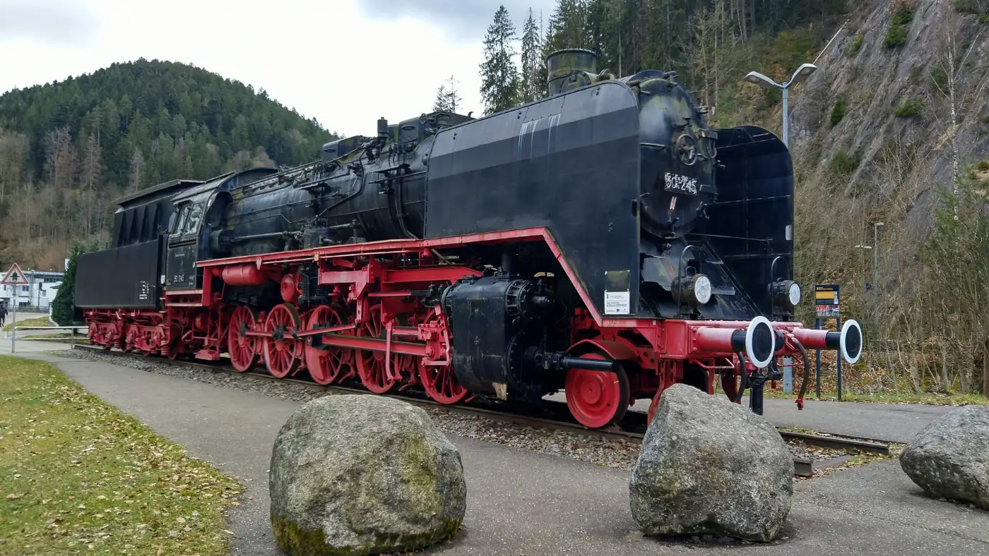 Bildtitel: Dampflokomotive