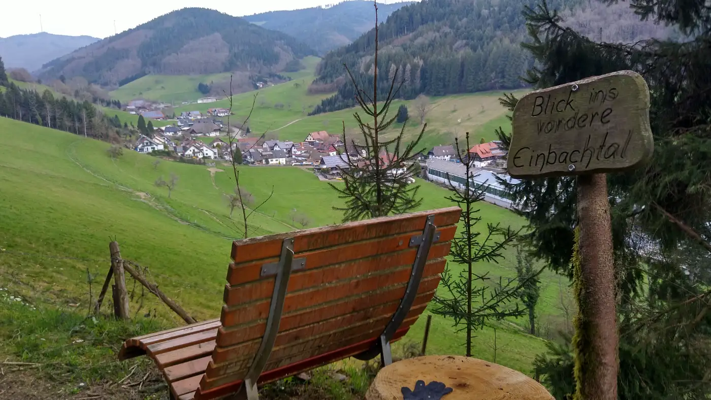 Bildtitel: Blick ins vordere Einbachtal
