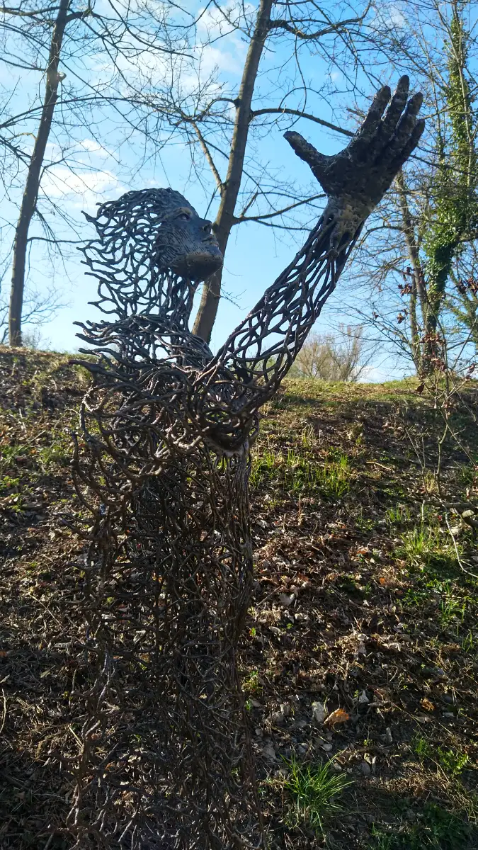 Bildtitel: La DRYADE (2020) Skulptur von Charles Deix