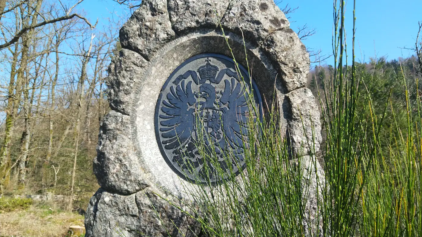 Bildtitel: Teufelskanzel Gedenkstein