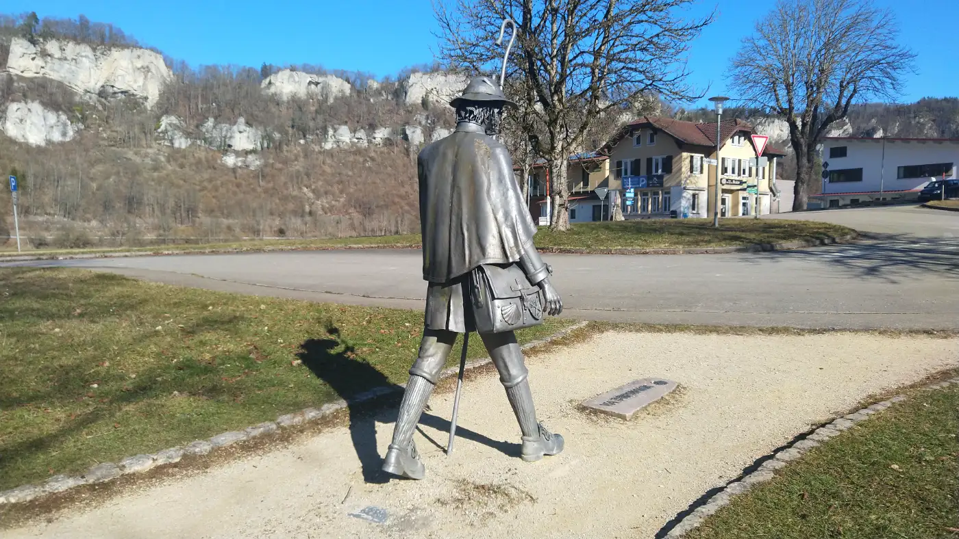 Bildtitel: Pilgrim Statue