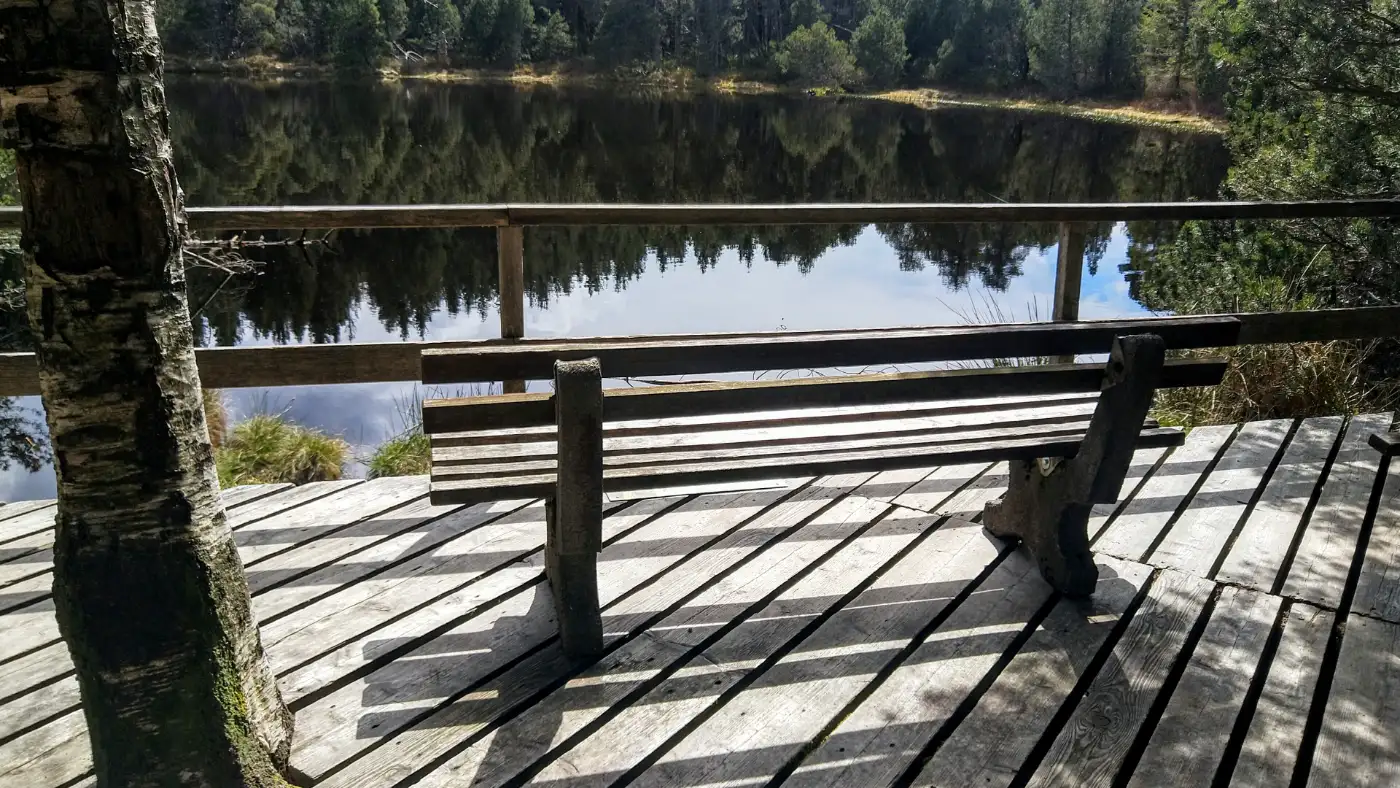 Bildtitel: Blindenseeplattform