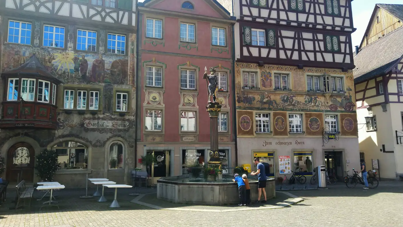Bildtitel: Marktbrunnen - Stein am Rhein