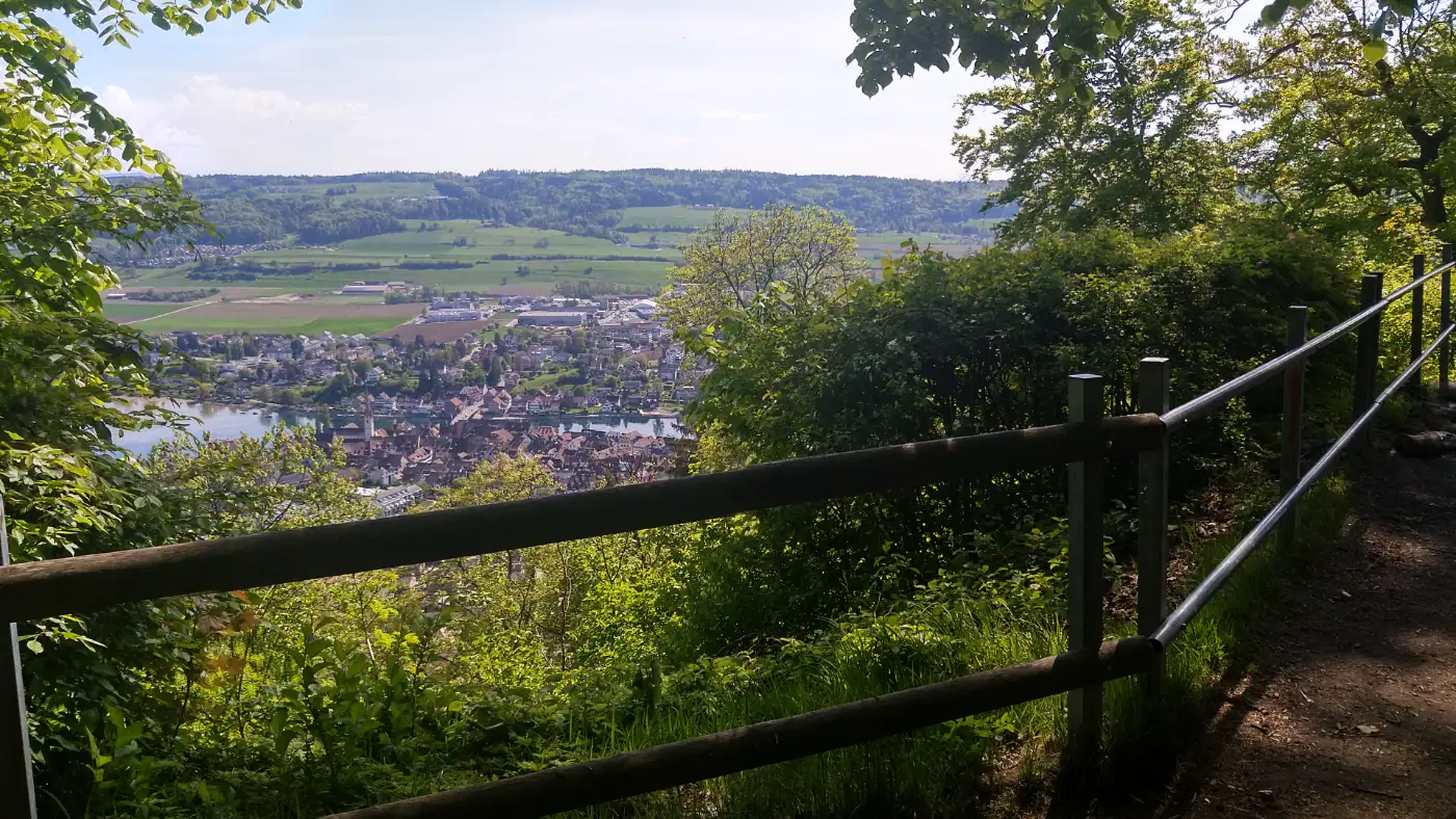 Bildtitel: Aussichtspunkt an der Chlingewies