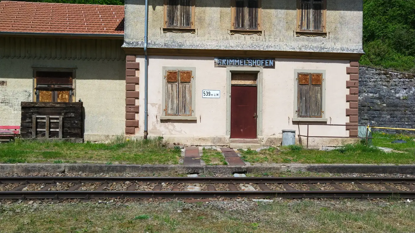 Bildtitel: Bahnhof Grimmelshofen