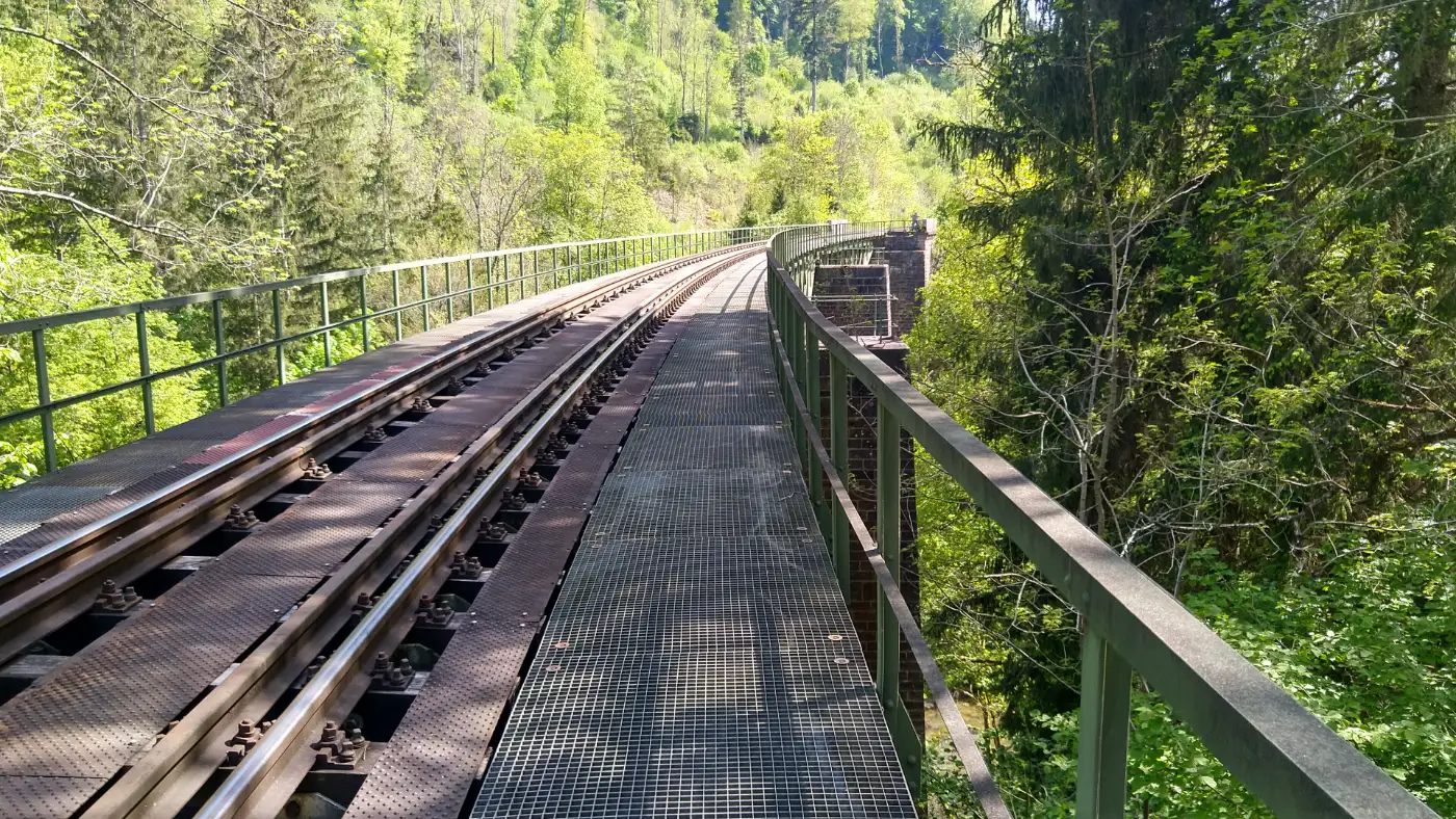 Bildtitel: Viadukt Wutachschlucht (107,5 m)