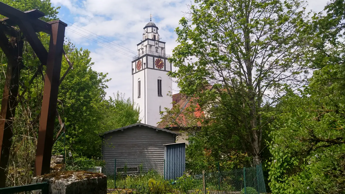 Bildtitel: Kirchturm ev. Stadtkirche
