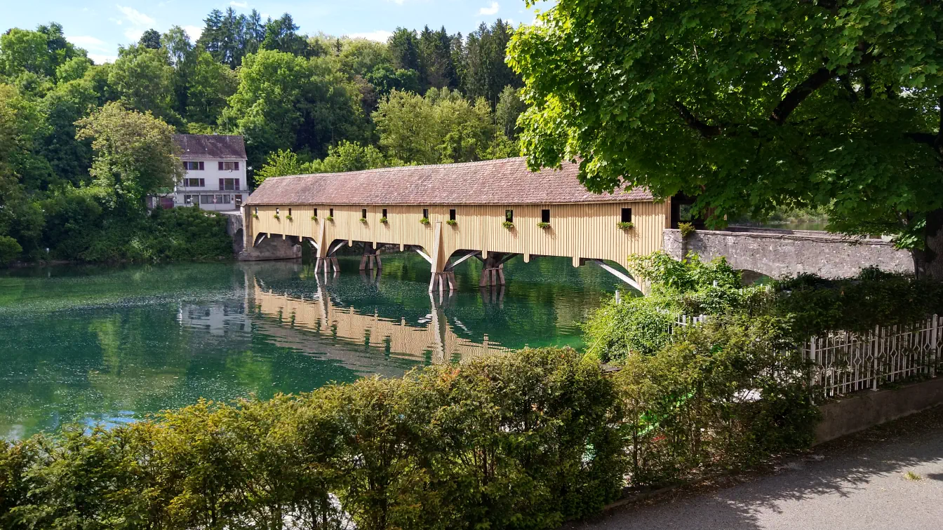 Bildtitel: alte Zollbrücke Rheinau
