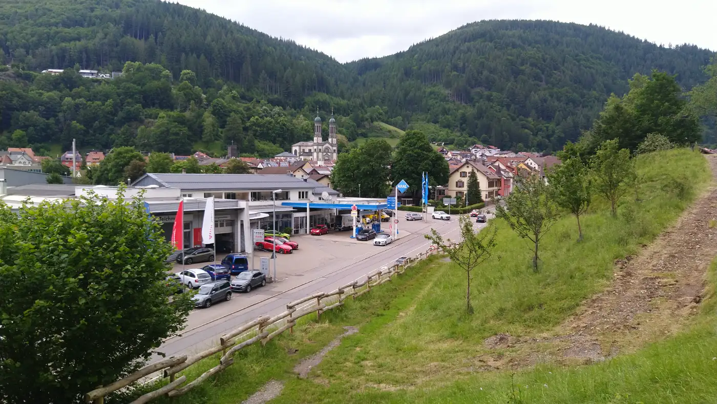 Bildtitel: Beginn des Ausfstiegs