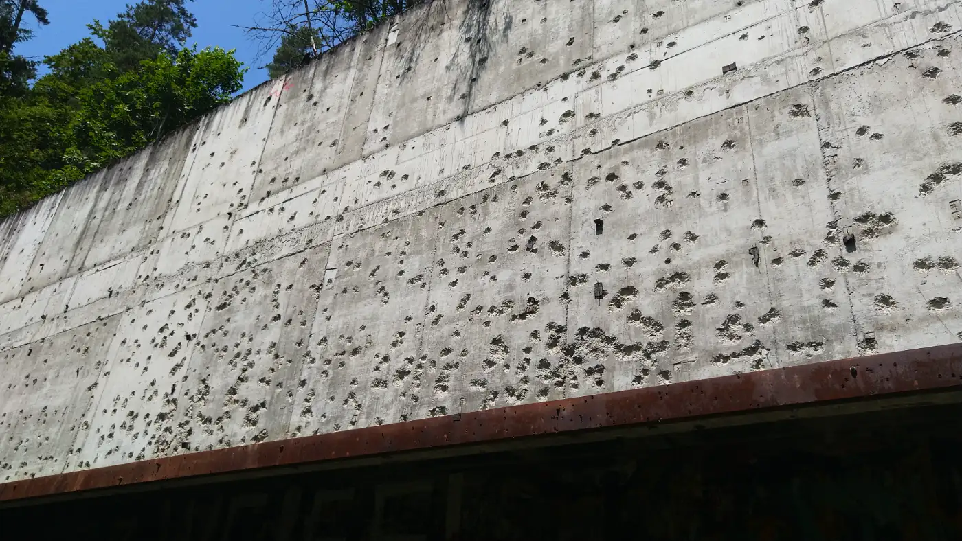 Bildtitel: ehemalige SS-Schießanlage I