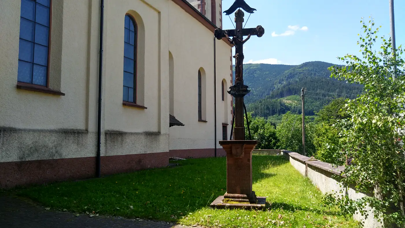 Bildtitel: Zunftkreuz Kirche St. Sebastian