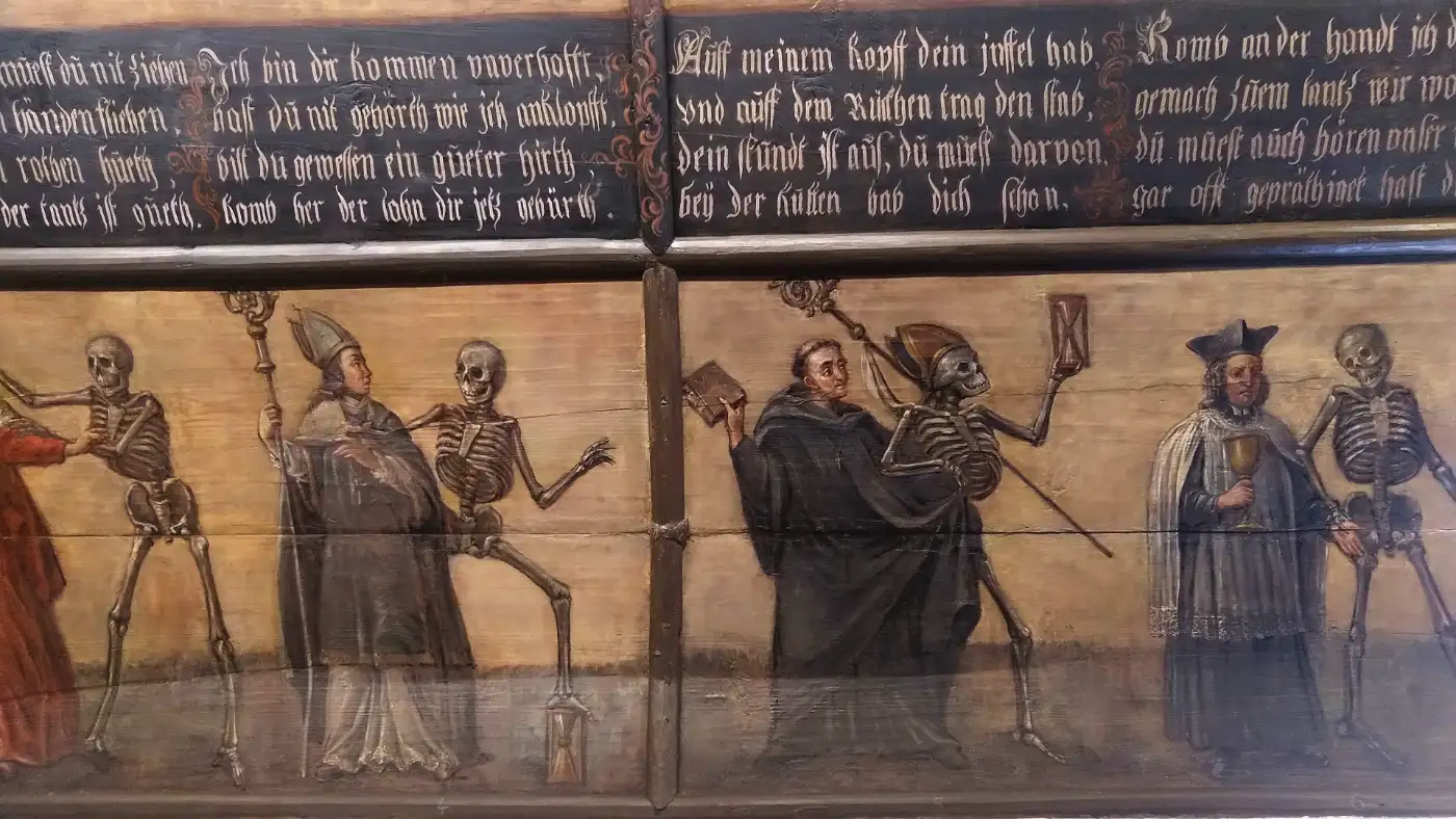 Bildtitel: Totentanz Bleibach