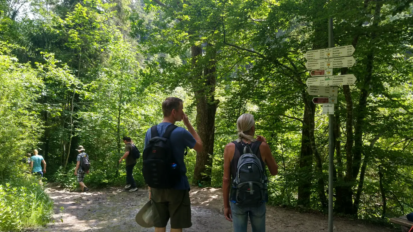 Bildtitel: In der Wutachschlucht