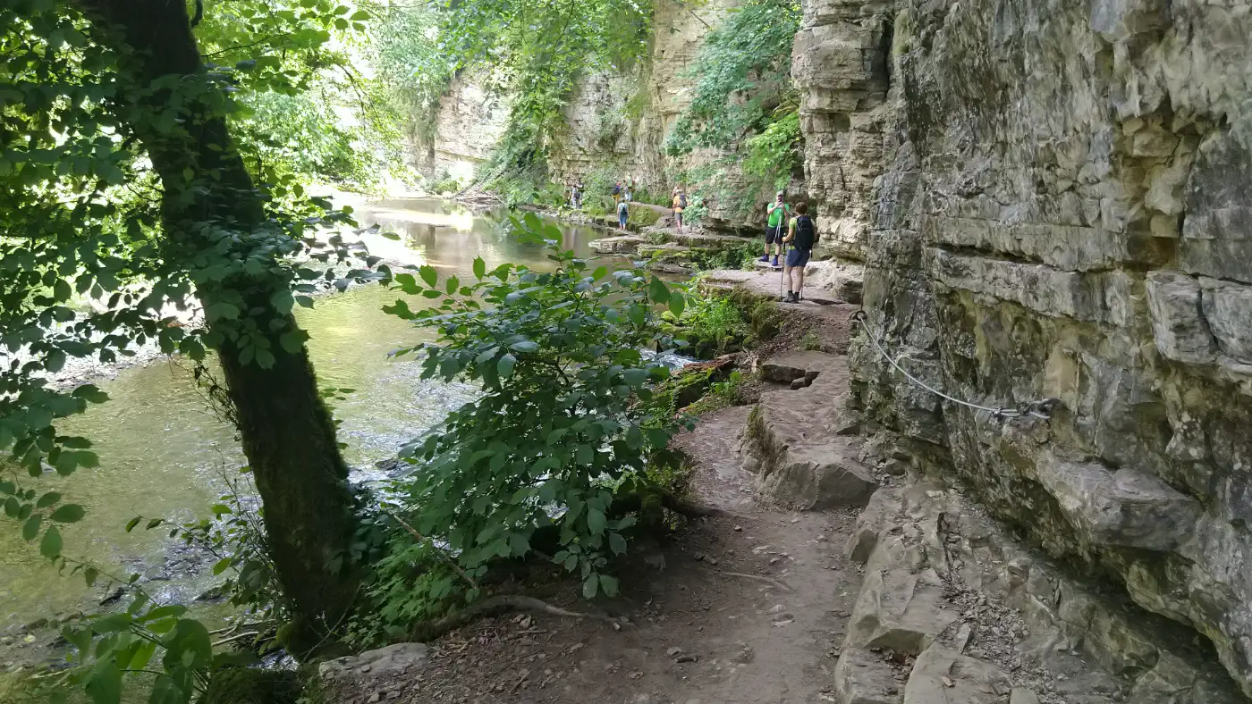 Bildtitel: Uferweg der Wutach