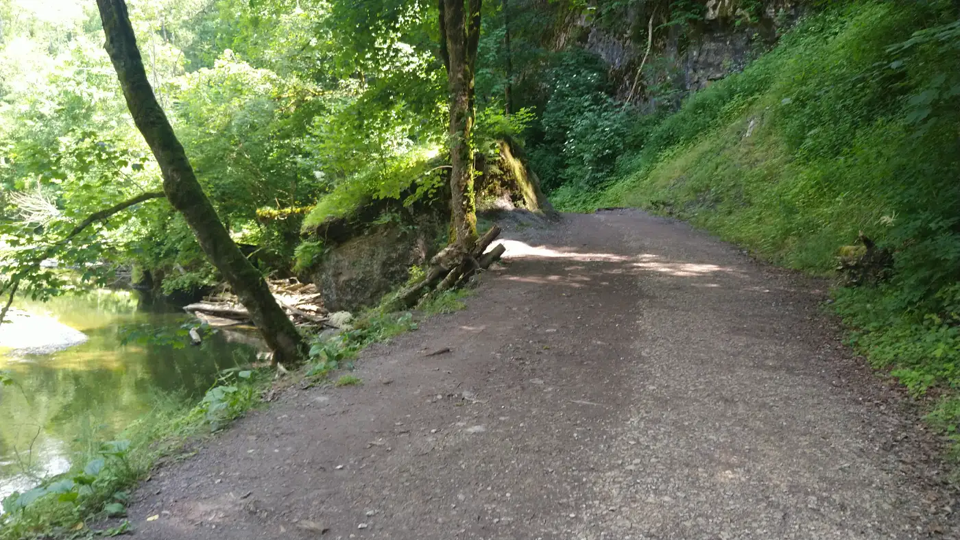 Bildtitel: abgerutschter Fels