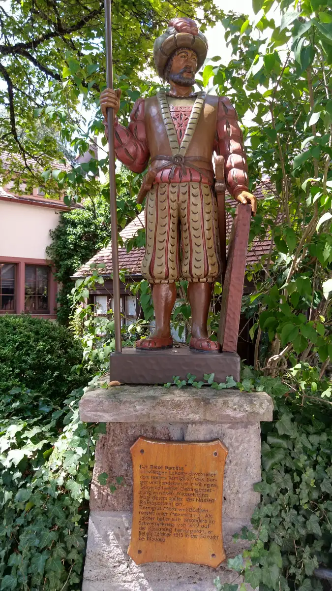 Bildtitel: Remigius Mans - der Riese Romäus