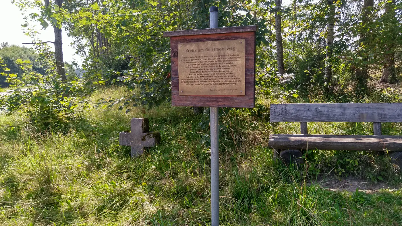 Bildtitel: Kreuz am Geistmoosweg