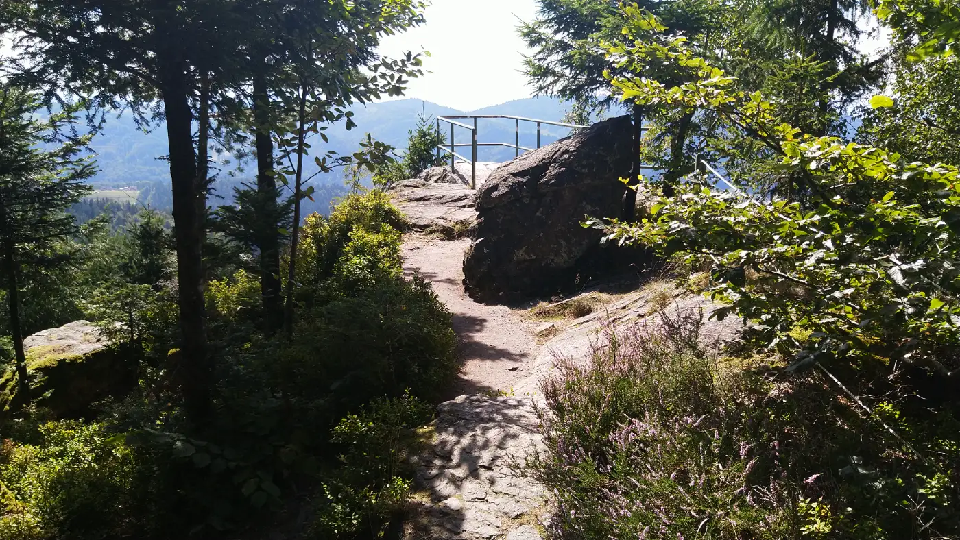 Bildtitel: Brennte Schrofen Aussichtspunkt