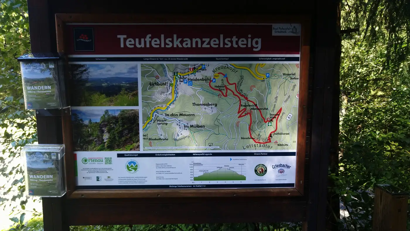 Bildtitel: Premiumweg Teufelskanzelsteig