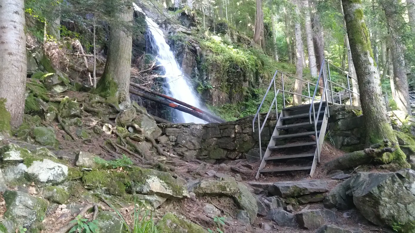 Bildtitel: Oberer Zweribachwasserfall