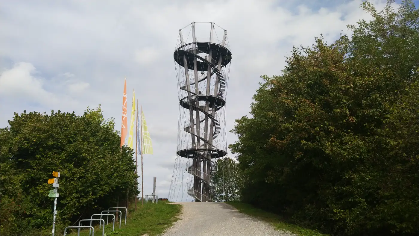 Bildtitel: Schönbuchturm - Untenansicht