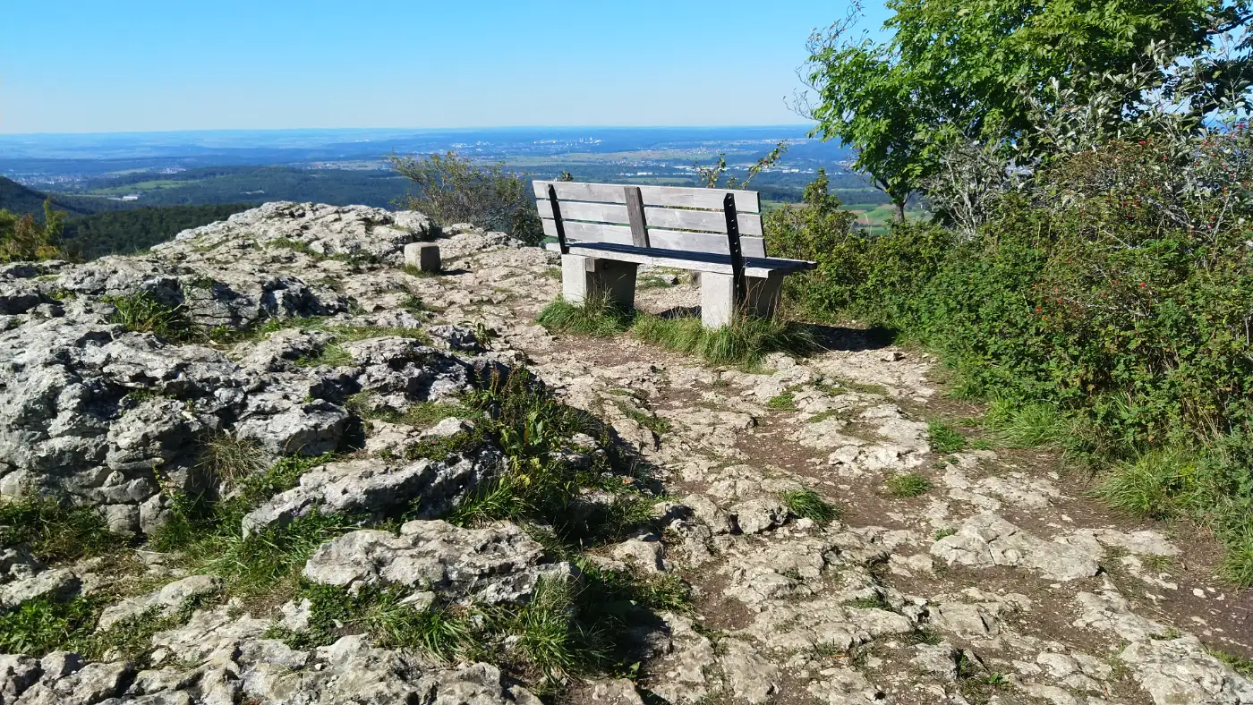 Bildtitel: Wackerstein Aussichtsbank