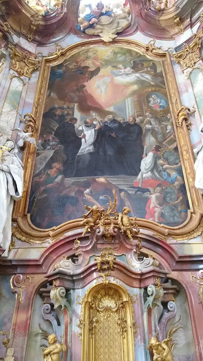 Bildtitel: Deckenfresko Münster Zwiefalten