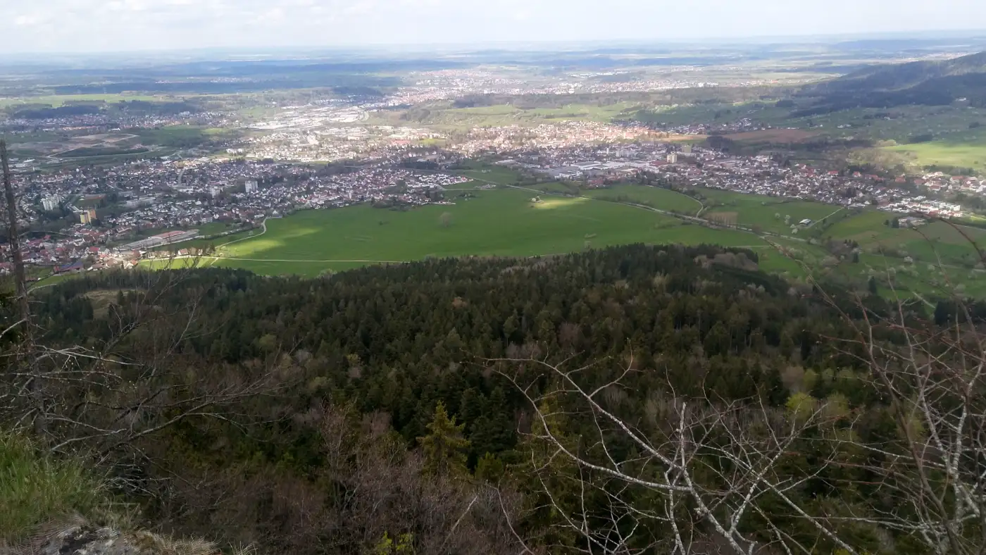 Bildtitel: Aussicht vom Lochenhörnle