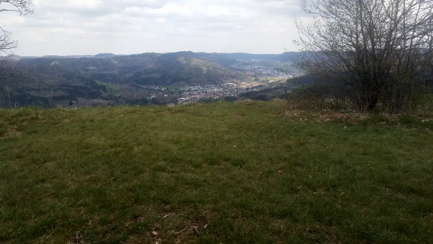 Bildtitel: Aussicht Eyachtal Richtung Albstadt