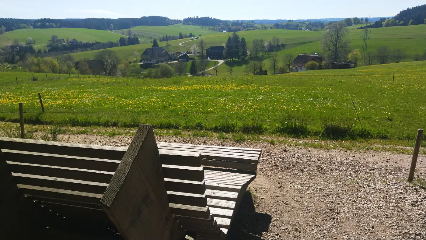 Bildtitel: Blick auf die Glashöfe