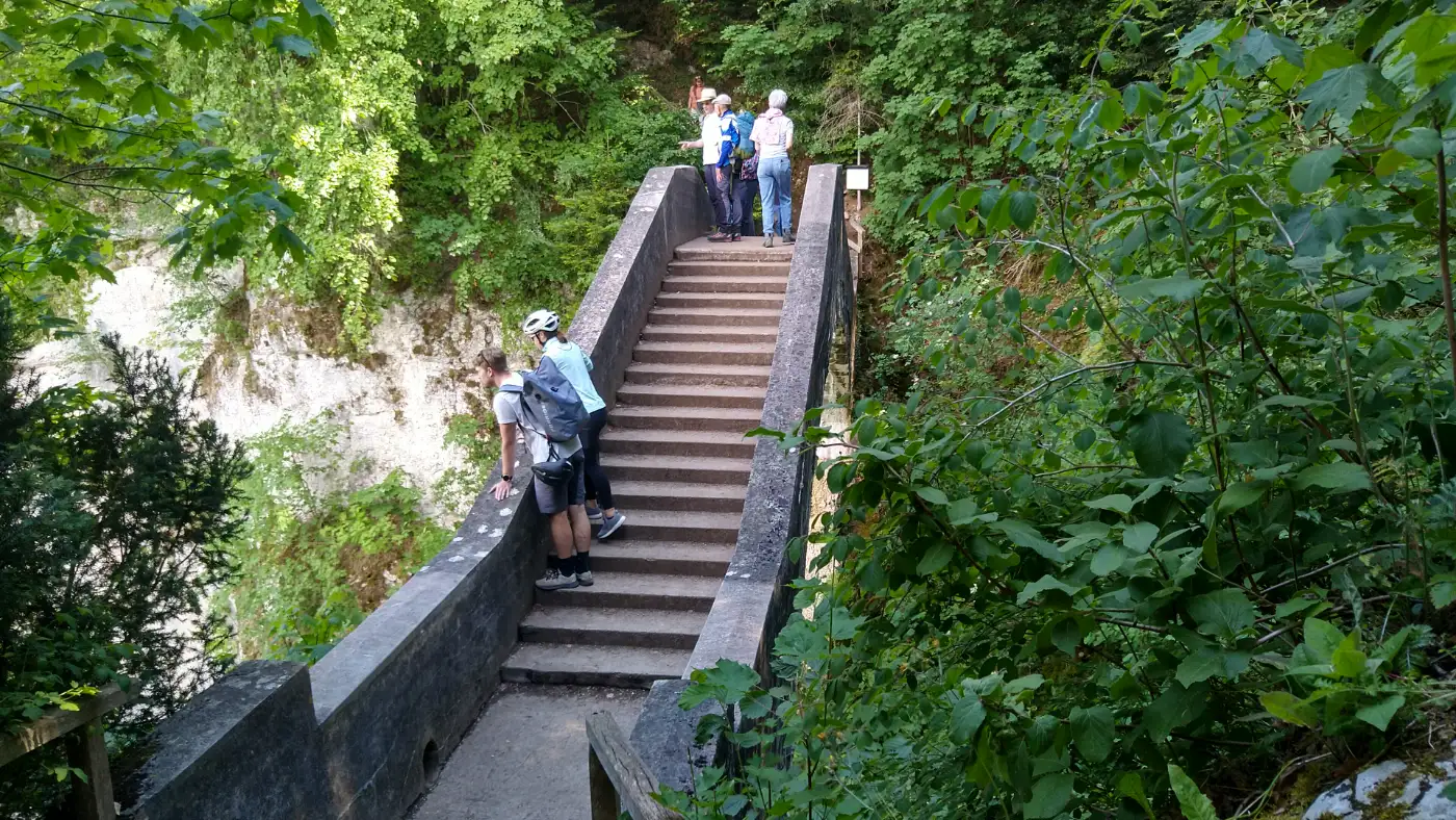 Bildtitel: Teufelsbrücke im Fürstlichen Park Inzigkofen