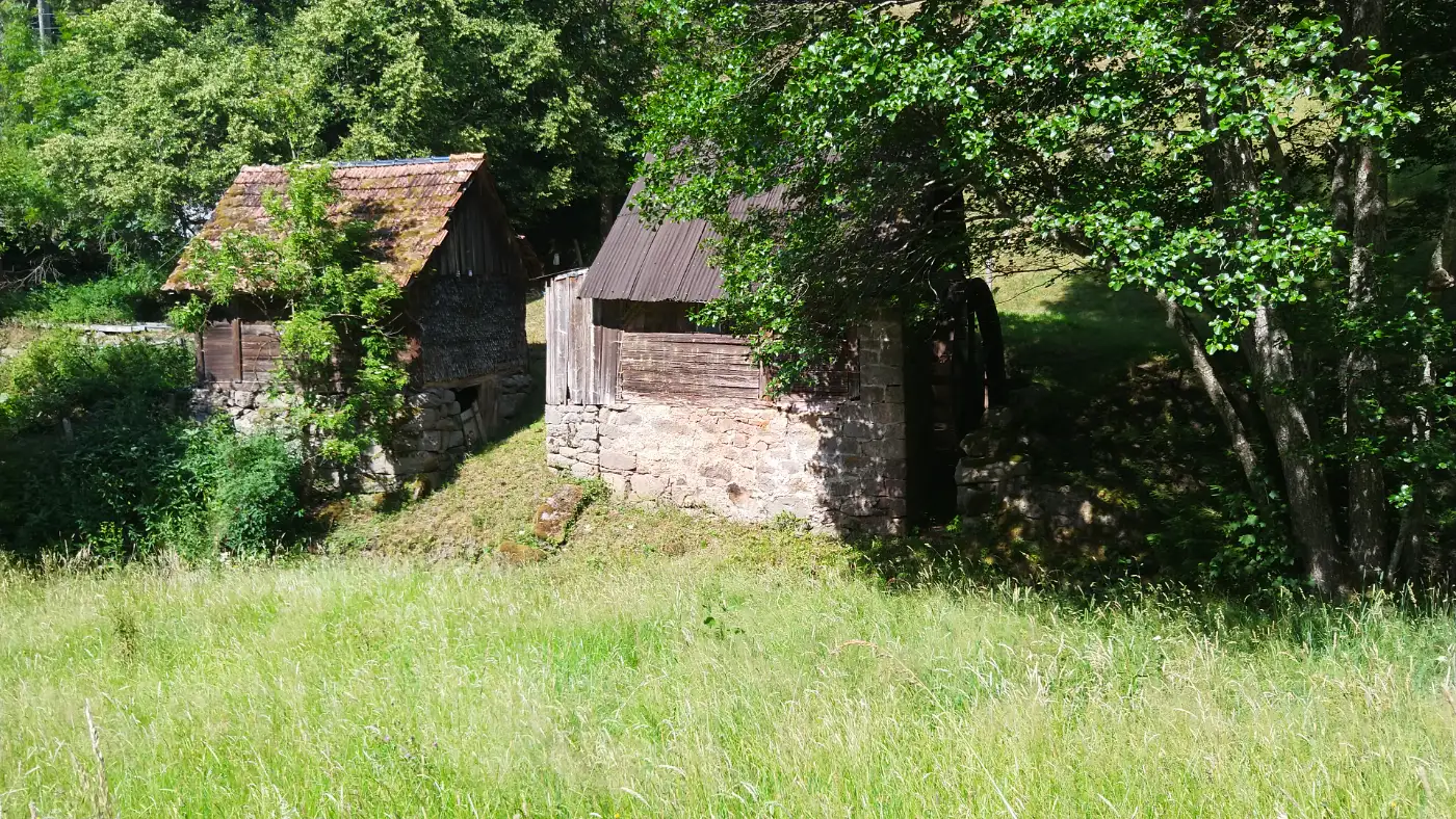 Bildtitel: alte Mühle am Hintertalbach