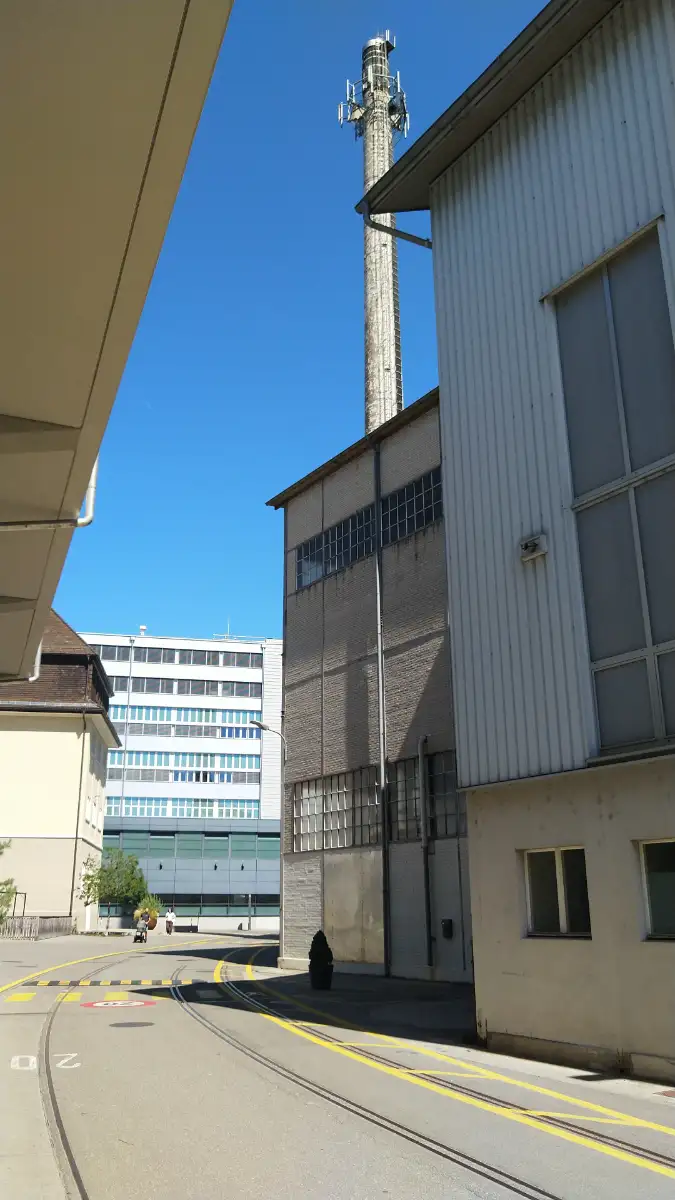 Bildtitel: historische SIG Areal (Schweiz. Ind.-Ges.) in Neuhausen