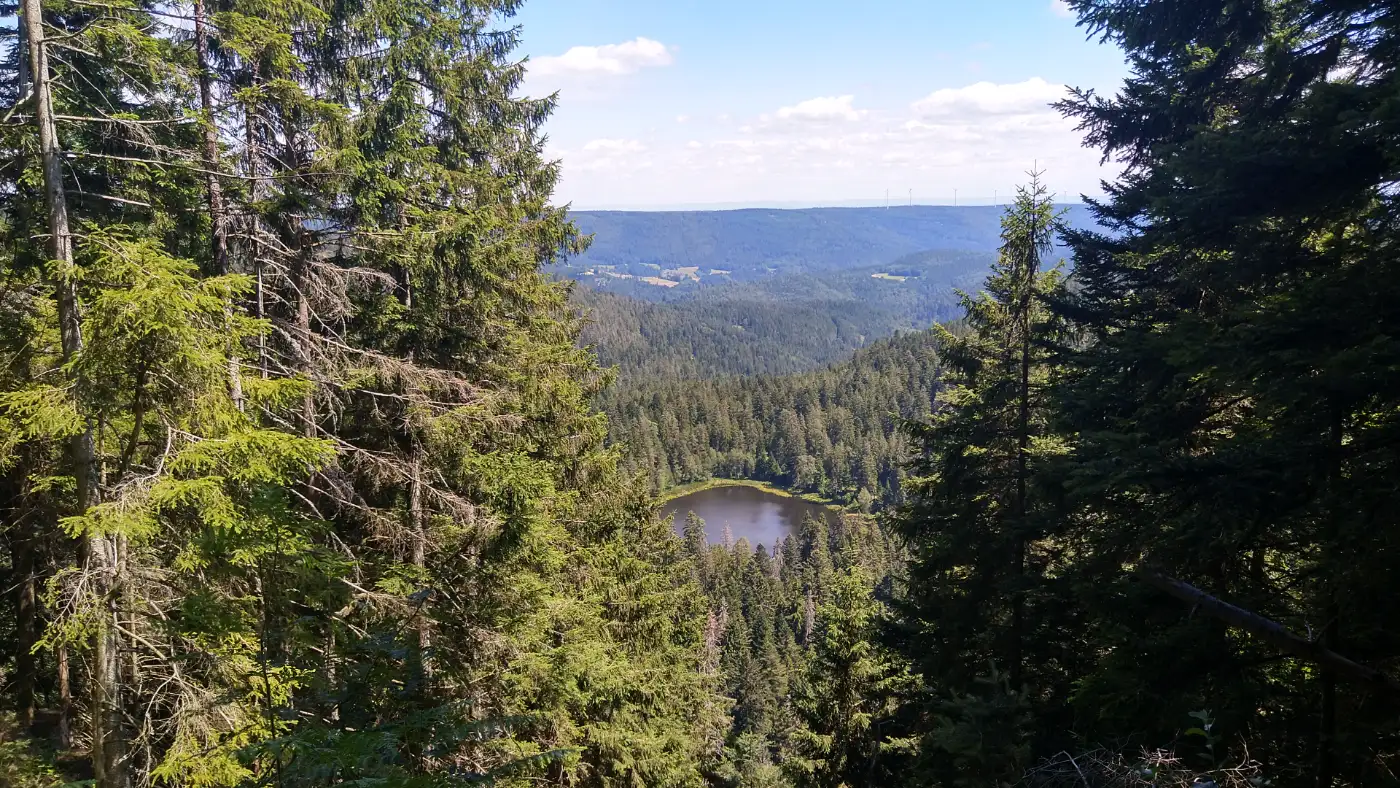 Bildtitel: Schurmseeblick 965 m NHN.