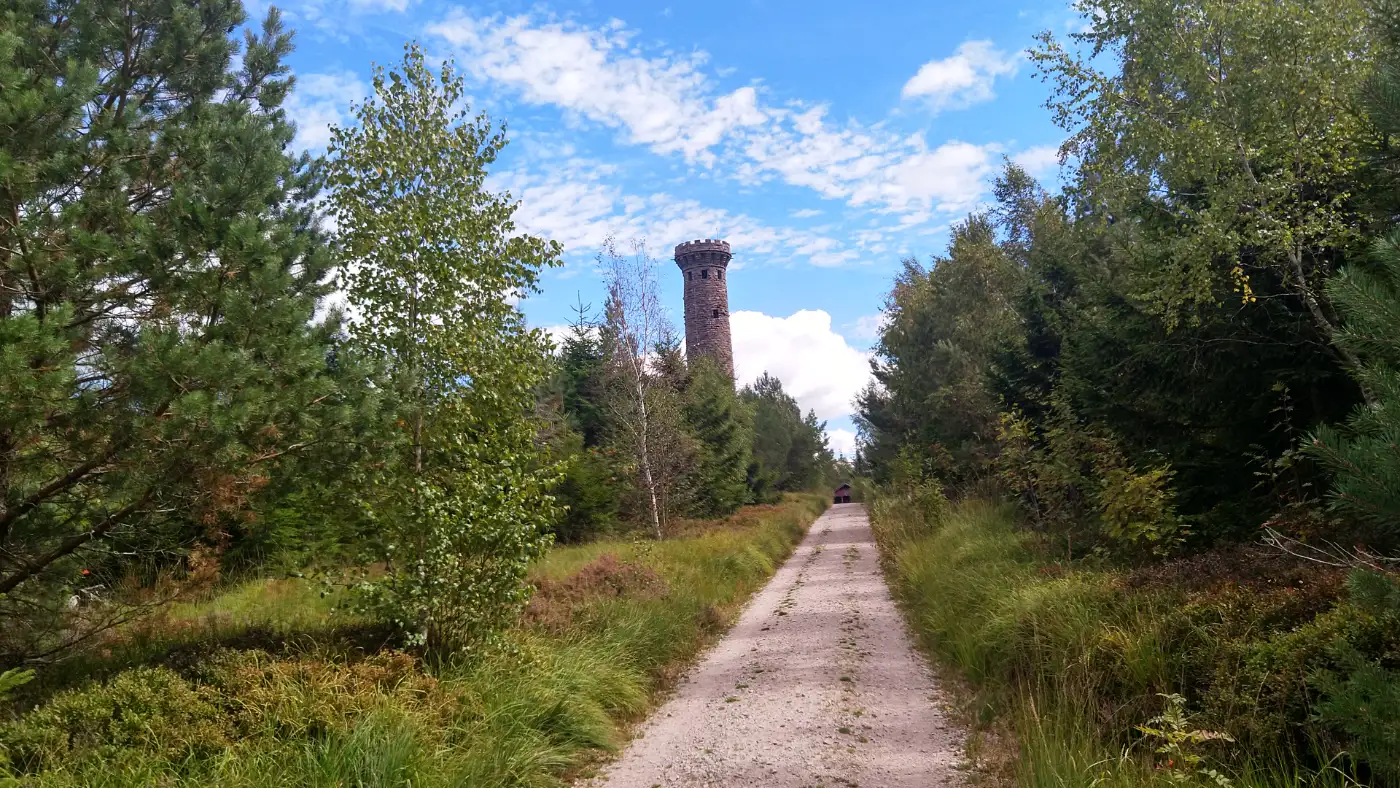 Bildtitel: Der 30 Meter hohe Friedrichsturm