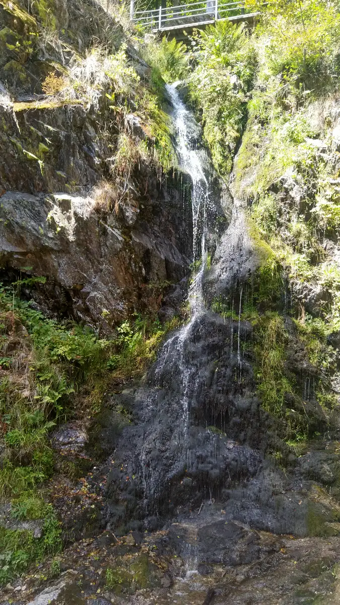 Bildtitel: Fahler Wasserfälle bei Todtnau-Fahl