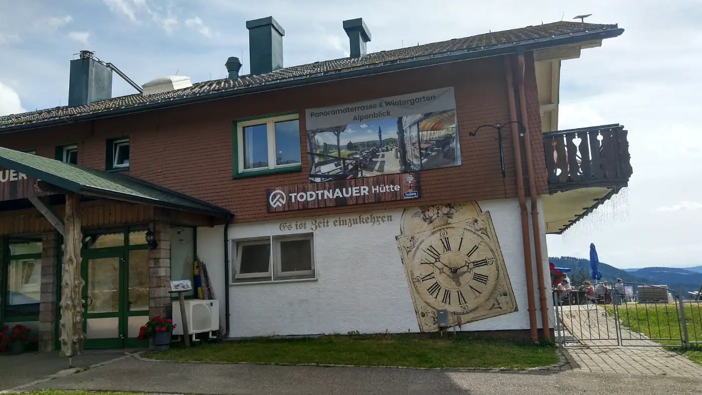Bildtitel: Todtnauer Hütte 1321m ü. NHN