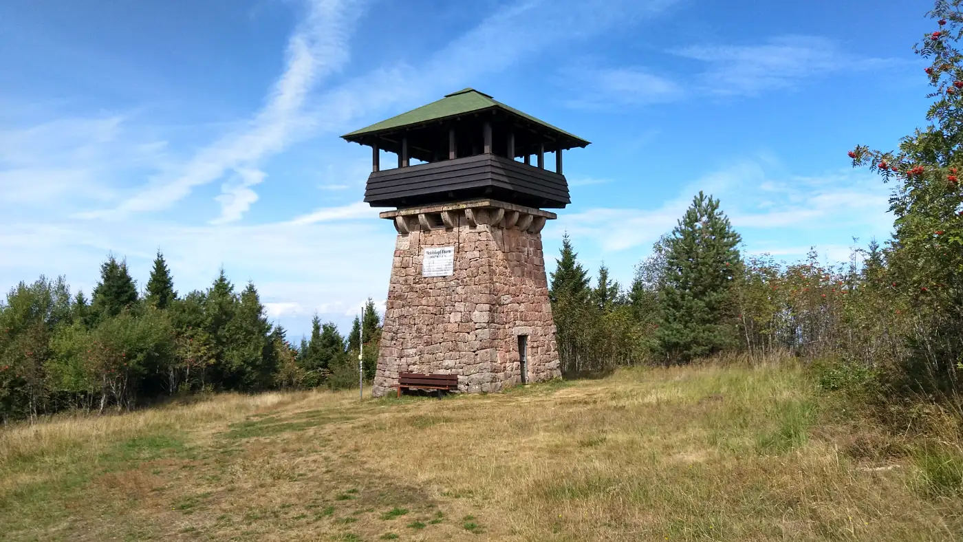 Bildtitel: Mehliskopfturm - 1010m ü. NHN